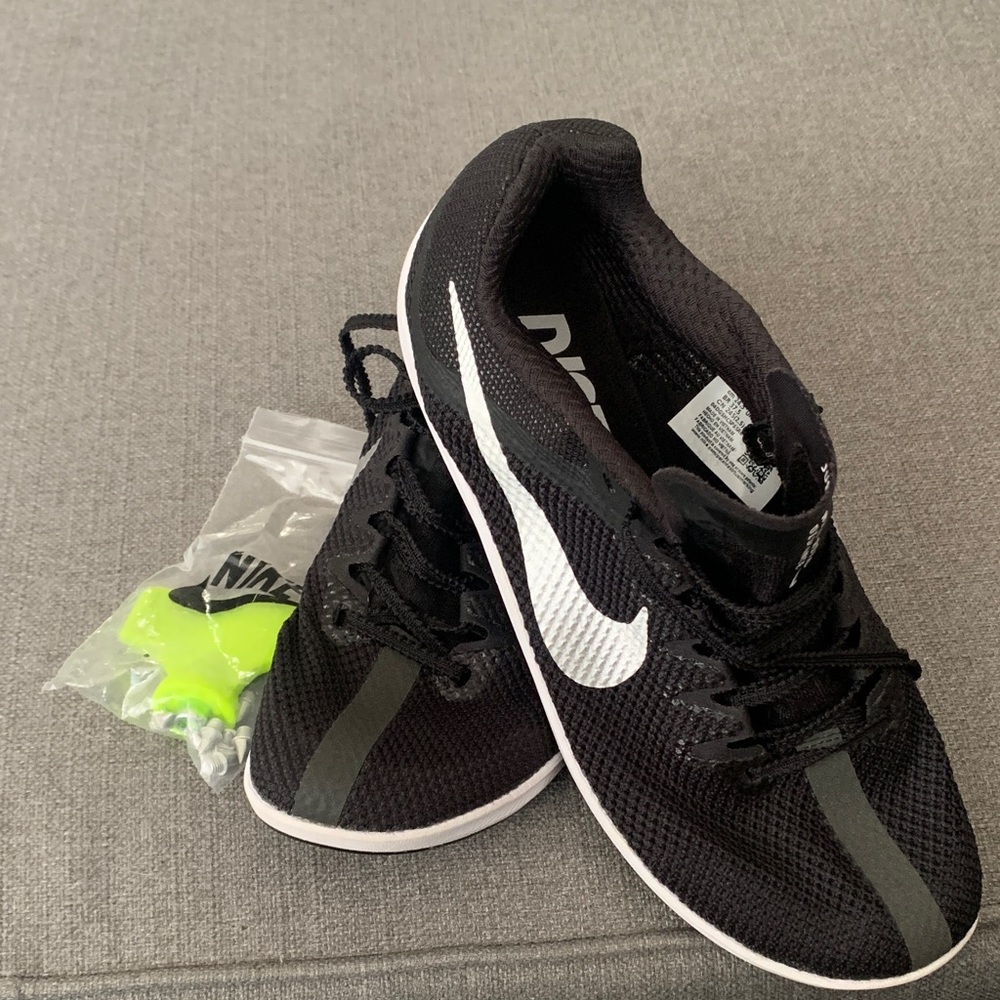 Nike Black and White Track& Field Shoes